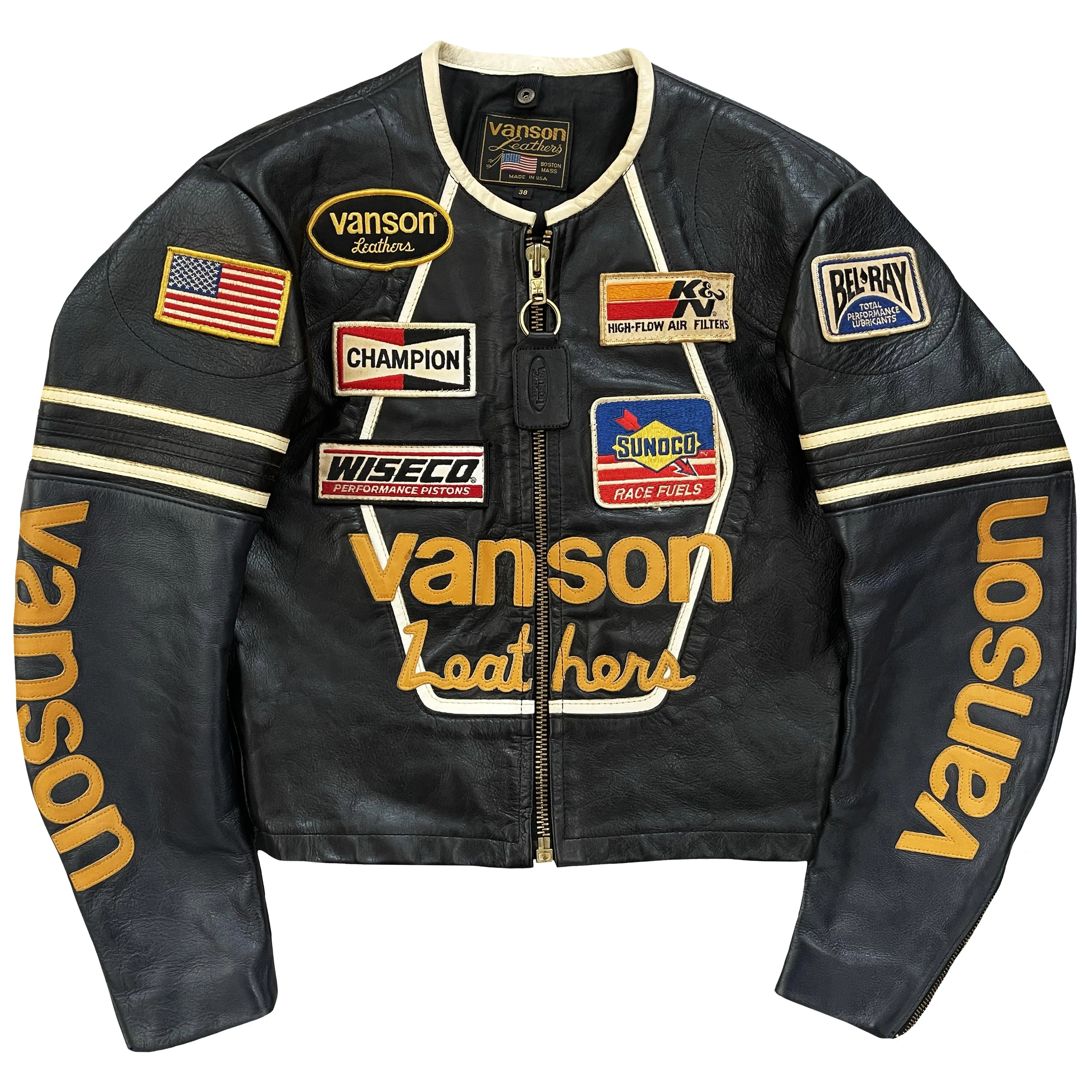 Vanson Leathers One Star Motorcycle Racer Jacket