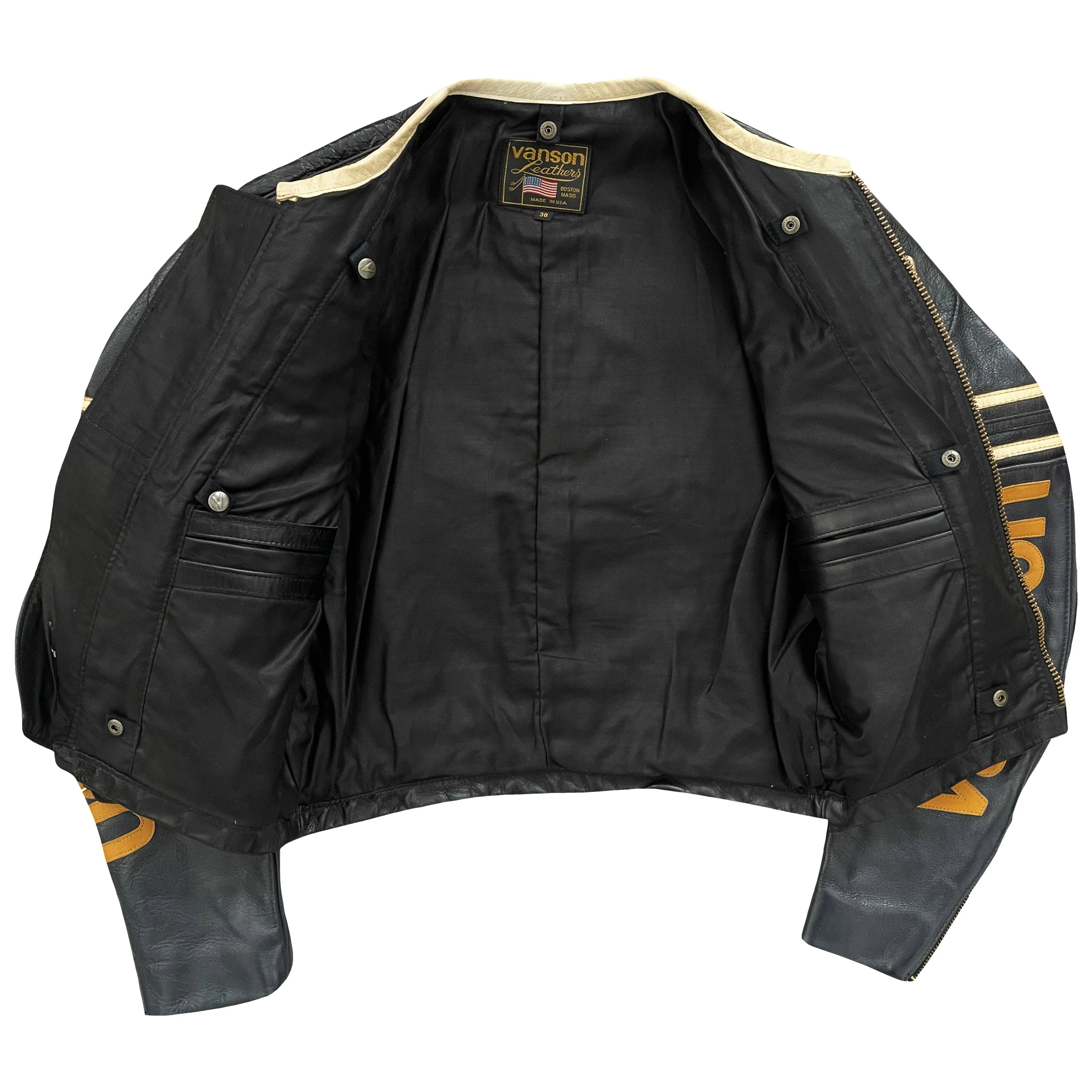 Vanson Leathers One Star Motorcycle Racer Jacket