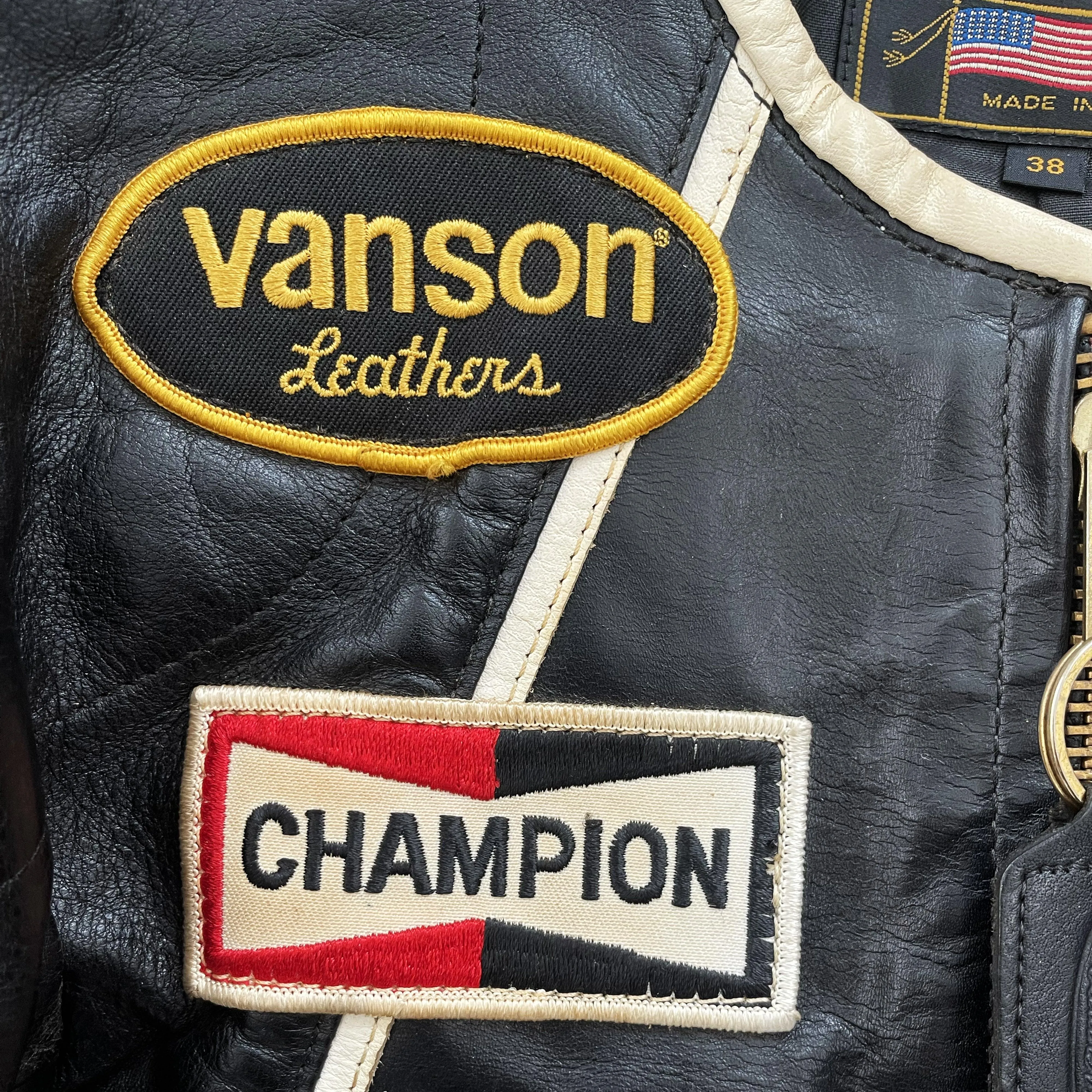 Vanson Leathers One Star Motorcycle Racer Jacket