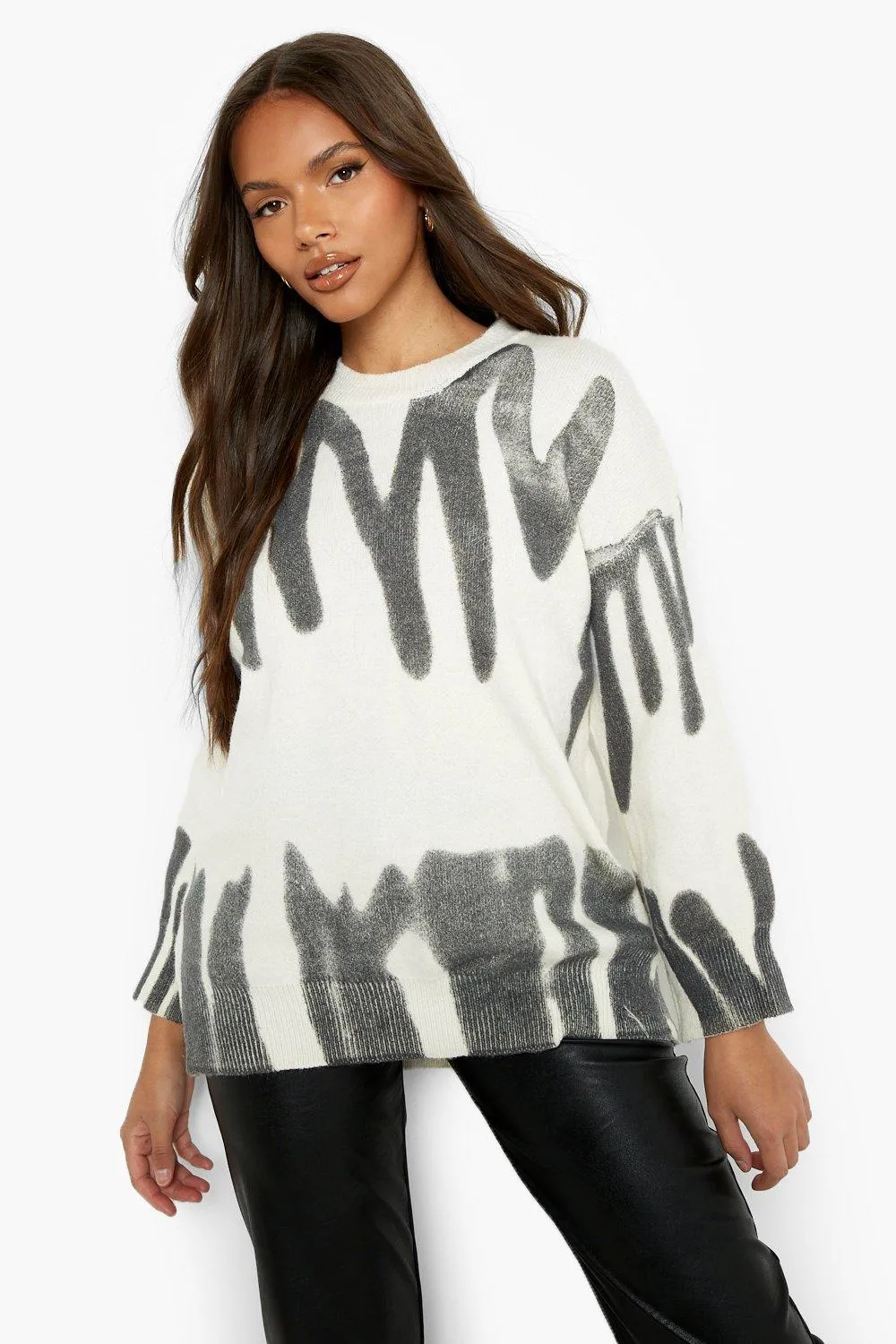 Wavy Pattern Sweater