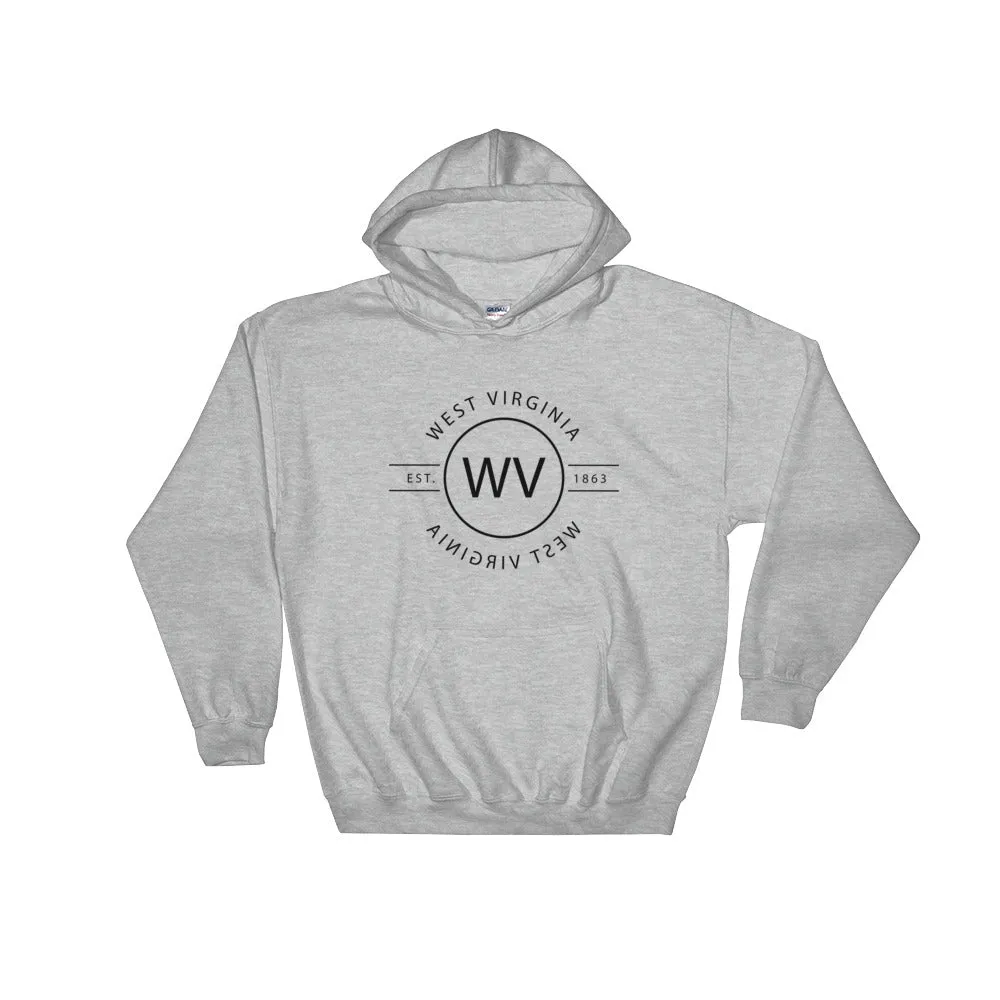 West Virginia - Hooded Sweatshirt - Reflections