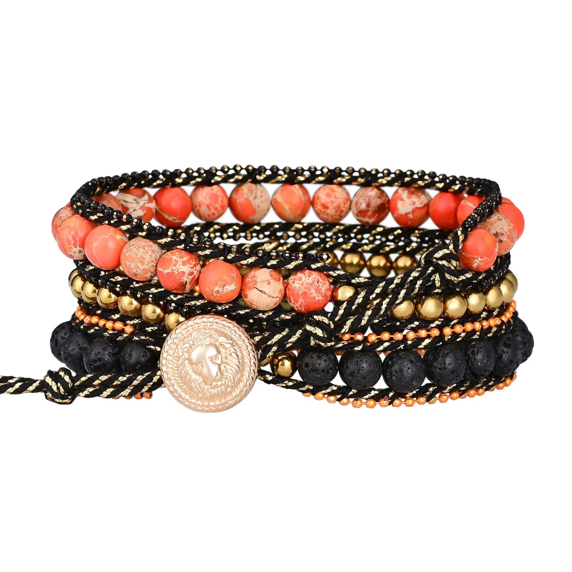 Wicked Pumpkin Patch Wrap Bracelet