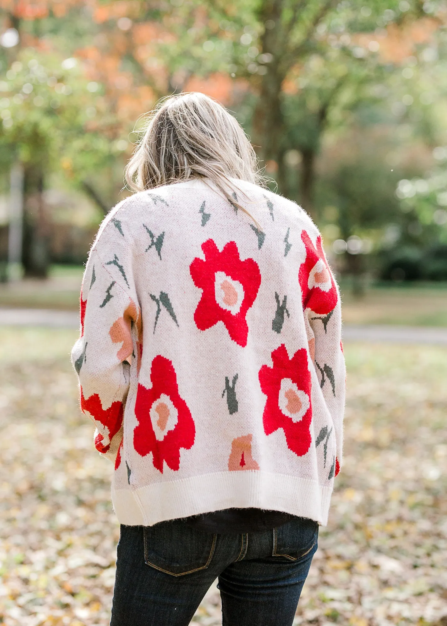 X Flowers are Fun Cardigan